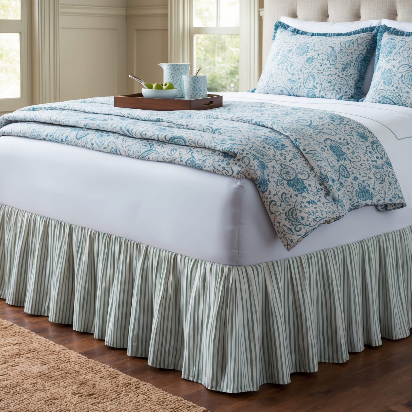 Faldón para cama 2 plazas